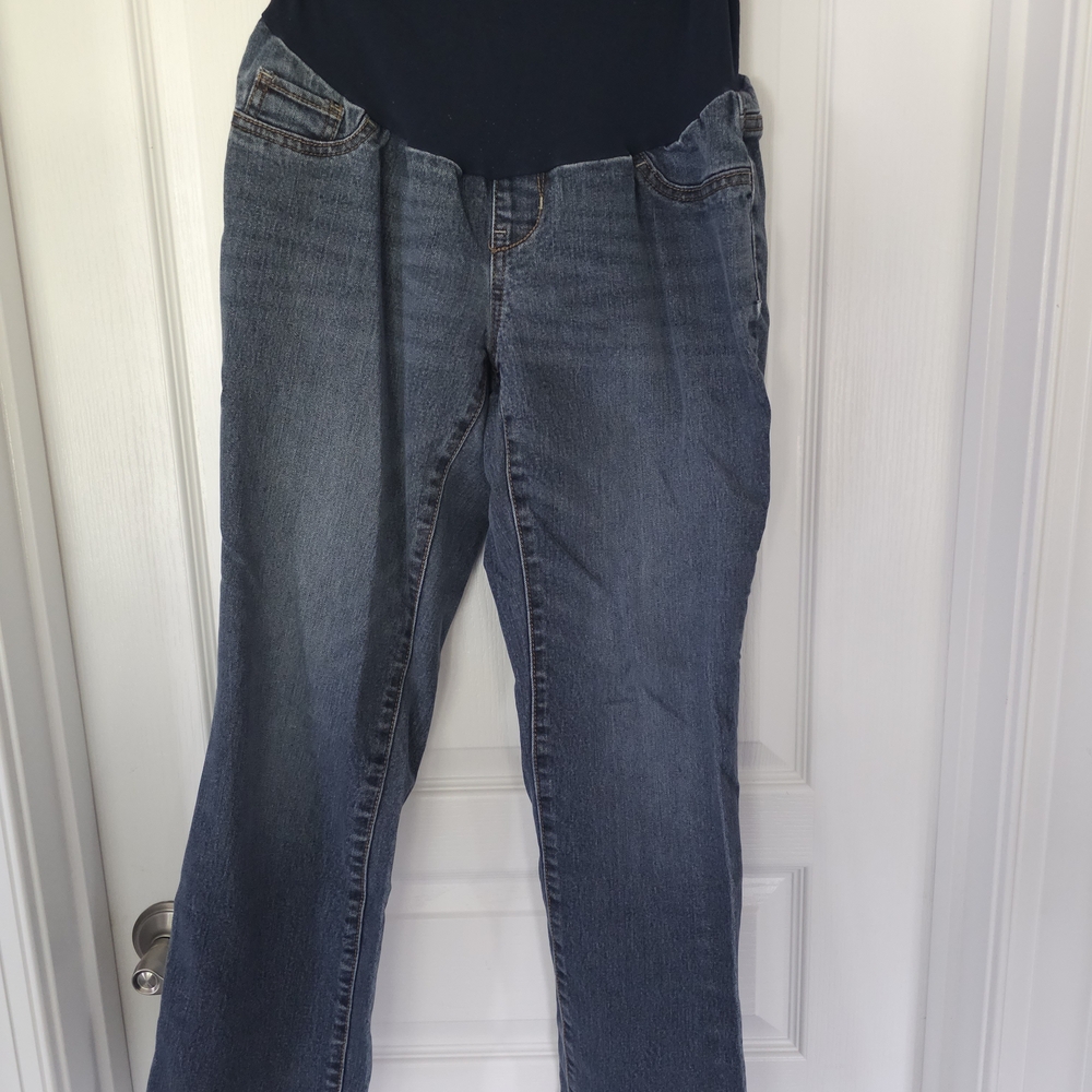 Indigo Blue Flare Jeans in Classic Blue